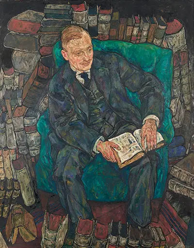 Portrait of Dr Hugo Koller Egon Schiele